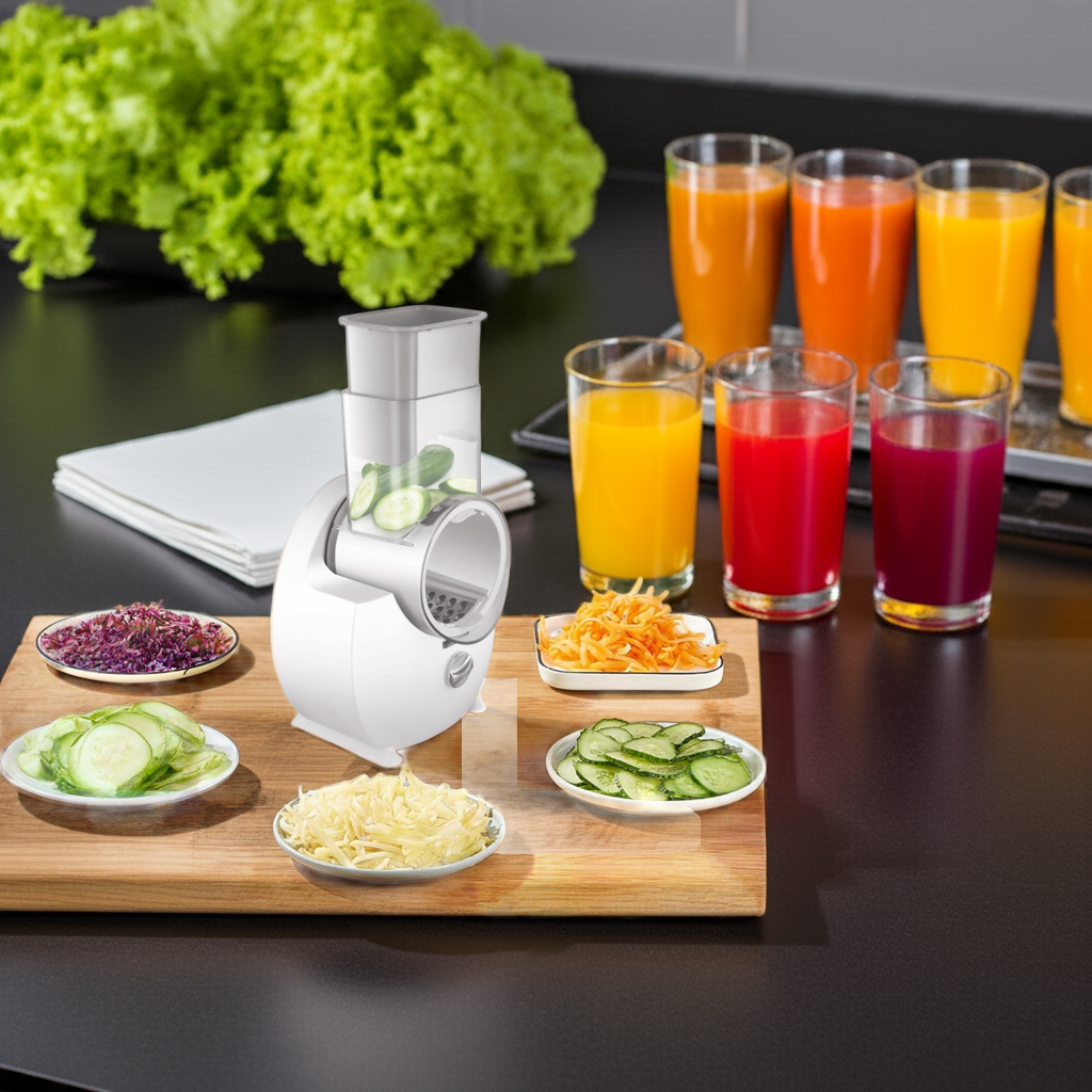 Electric Cheese Grater, Rotary Grater Vegetables & Fruits