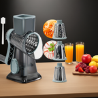 3in1 Rotary Food Slicer Chopper  Grater  MultiFunction