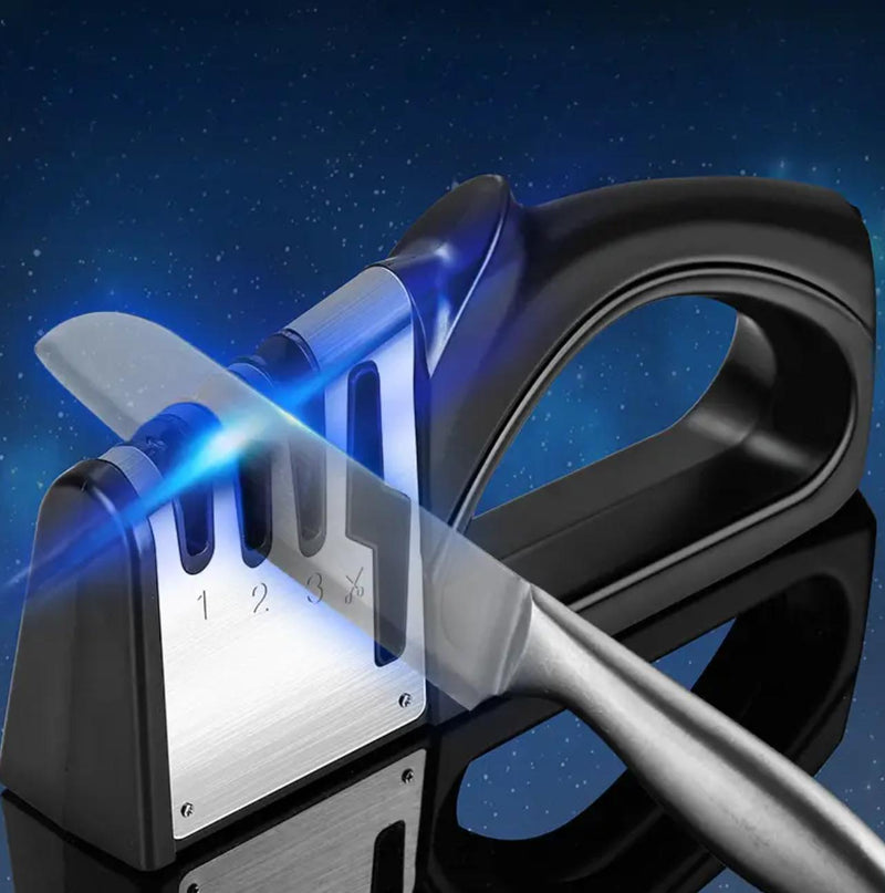Kalandula steel Knife Sharpener with 4 in 1