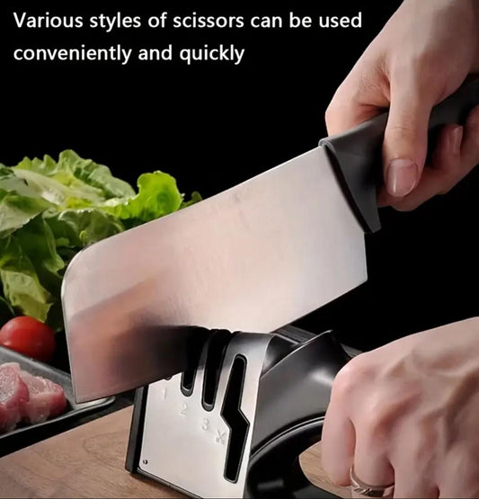 Kalandula steel Knife Sharpener with 4 in 1