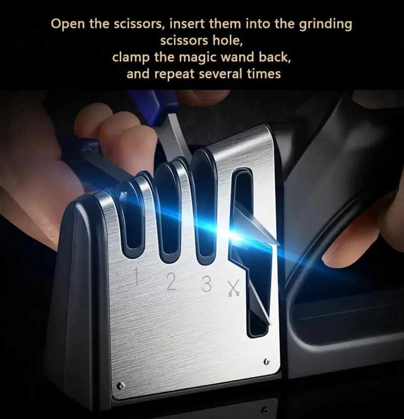 Kalandula steel Knife Sharpener with 4 in 1