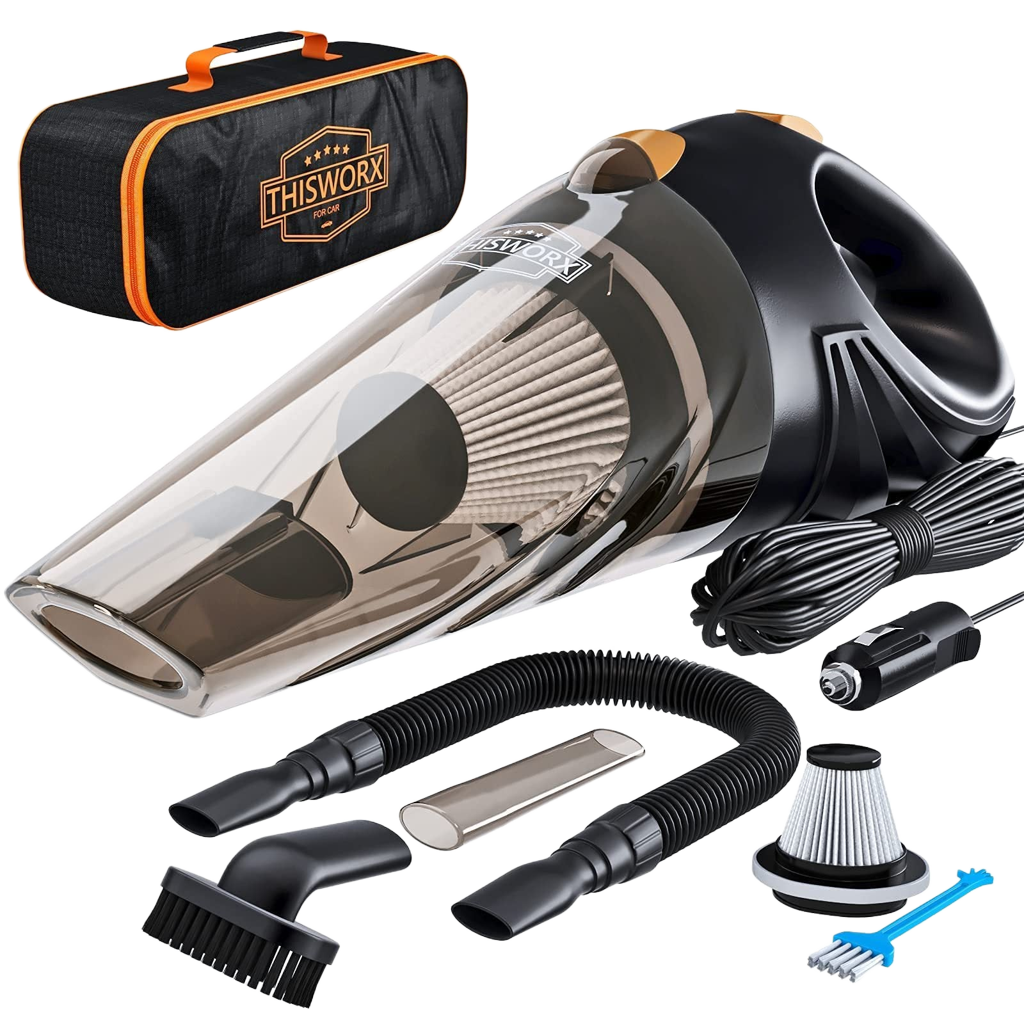Car Vacuum Cleaner  Portable Handheld 12V Auto Detailer