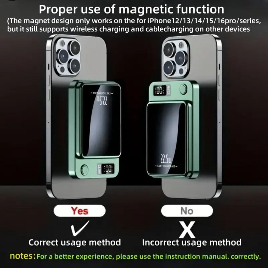 Chargeur sans fil rapide magnétique Kalandula 10 000 mAh