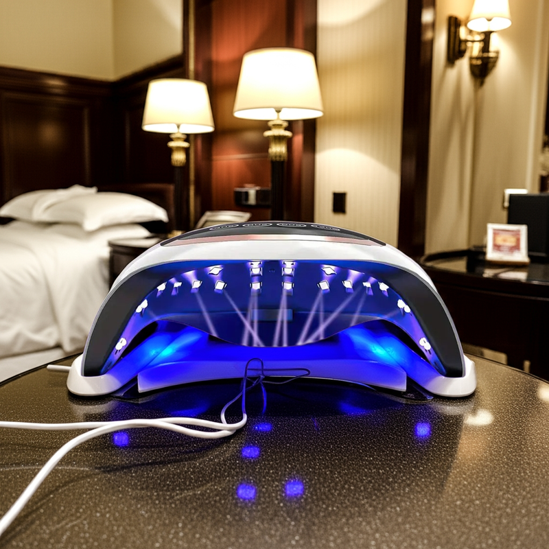 Lampe UV LED pour ongles en gel, usage domestique professionnel, prise britannique