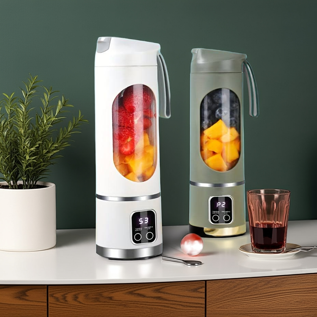 Kalandula Stee l JuiceMaker Powerful Cordless Mini Blender 450ml