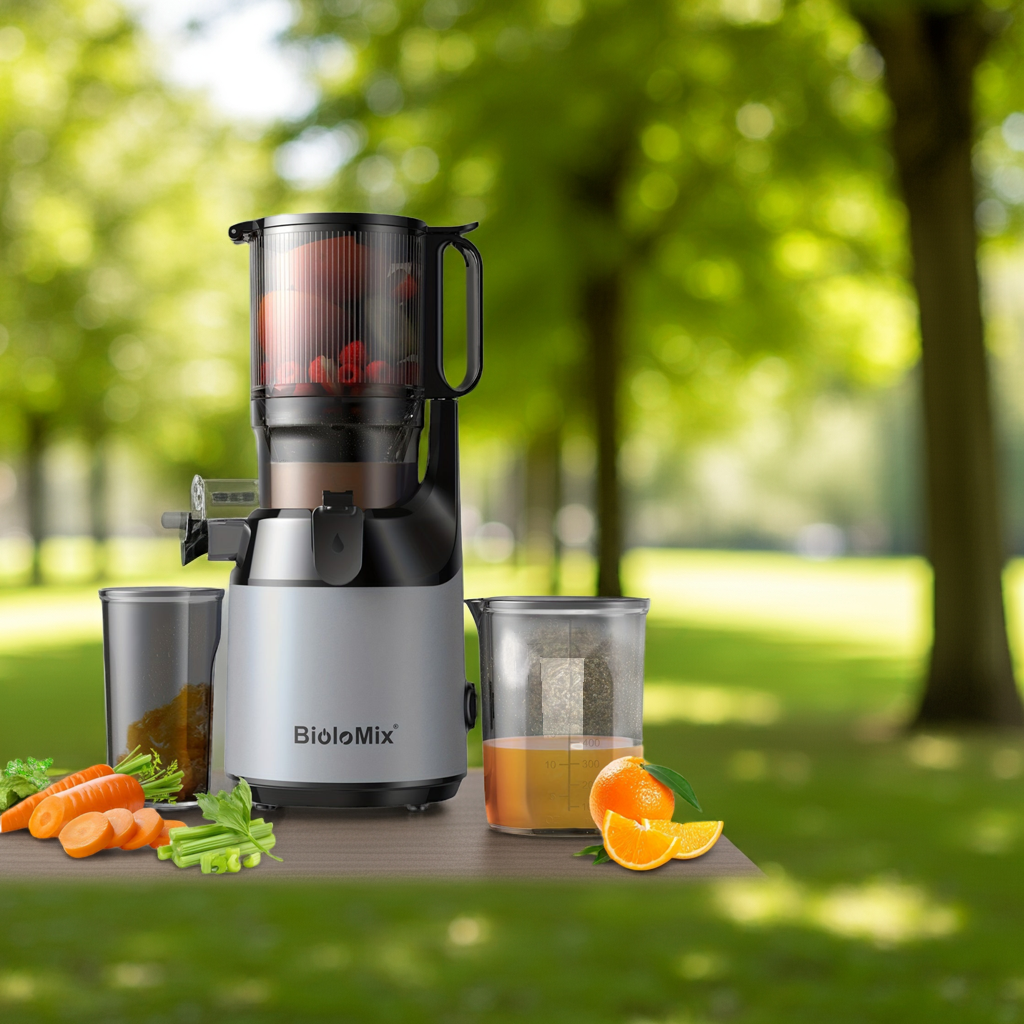 130 M Juicer Maker Machine with 130mm Extra Large Feed Chute BioloMix 250W