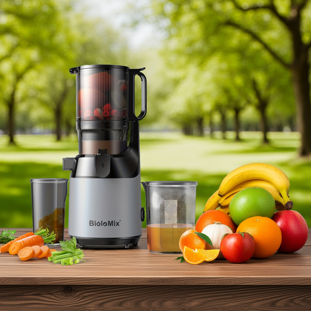 130 M Juicer Maker Machine with 130mm Extra Large Feed Chute BioloMix 250W