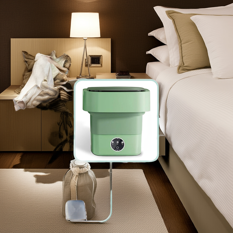 Mini machine à laver portable 1k verte