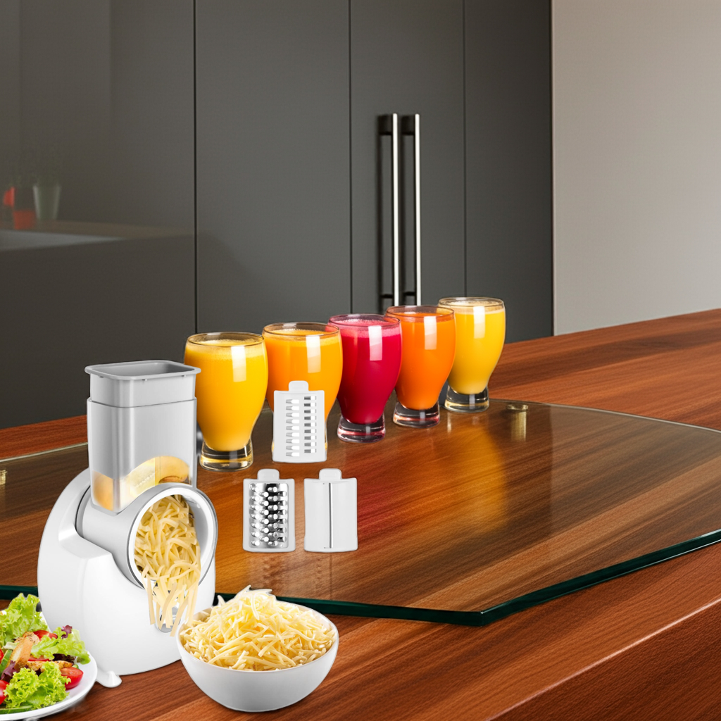 Electric Cheese Grater, Rotary Grater Vegetables & Fruits