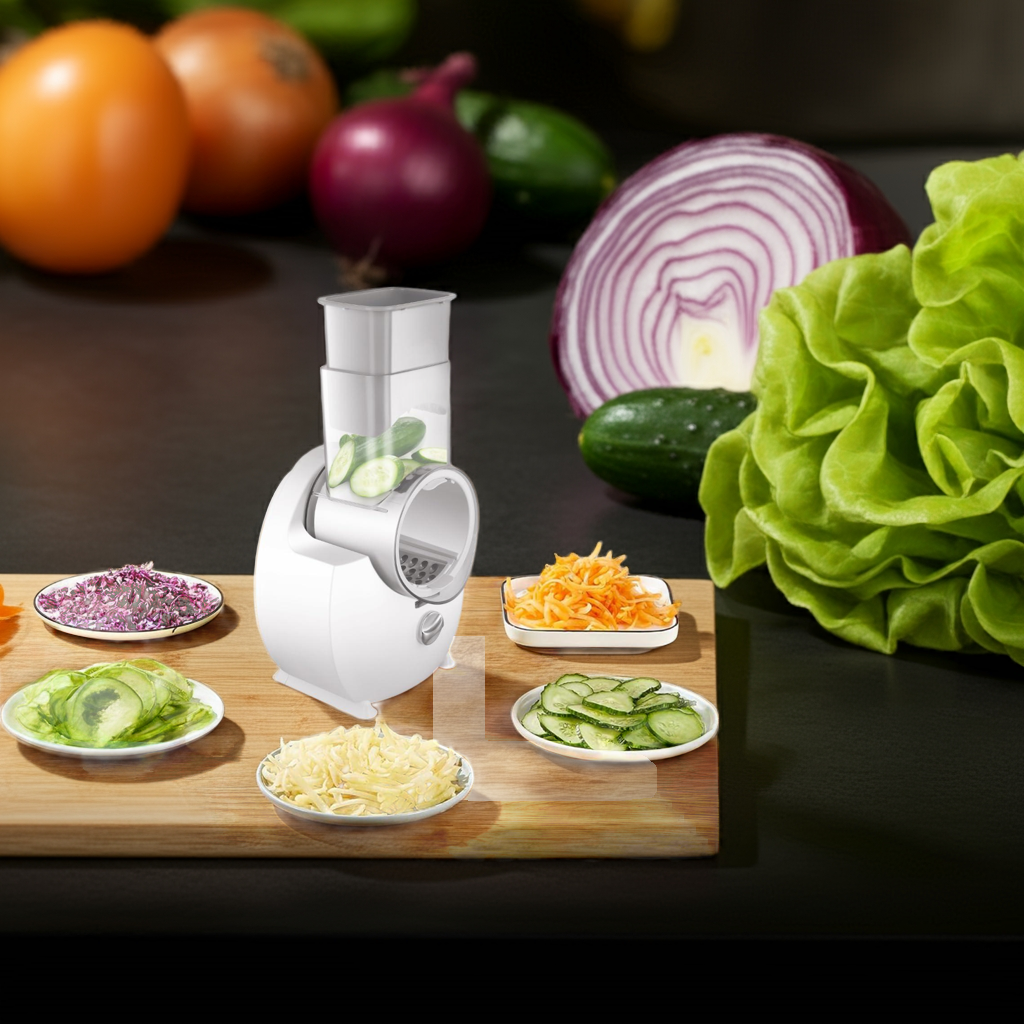 Electric Cheese Grater, Rotary Grater Vegetables & Fruits