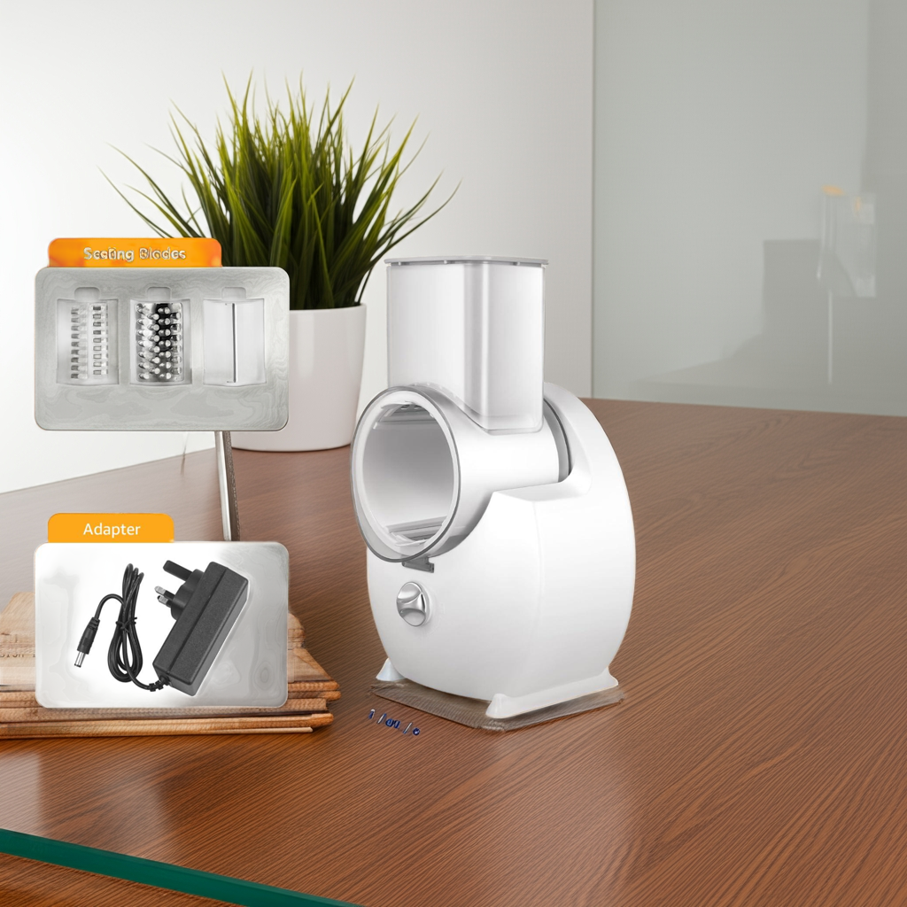 Electric Cheese Grater, Rotary Grater Vegetables & Fruits