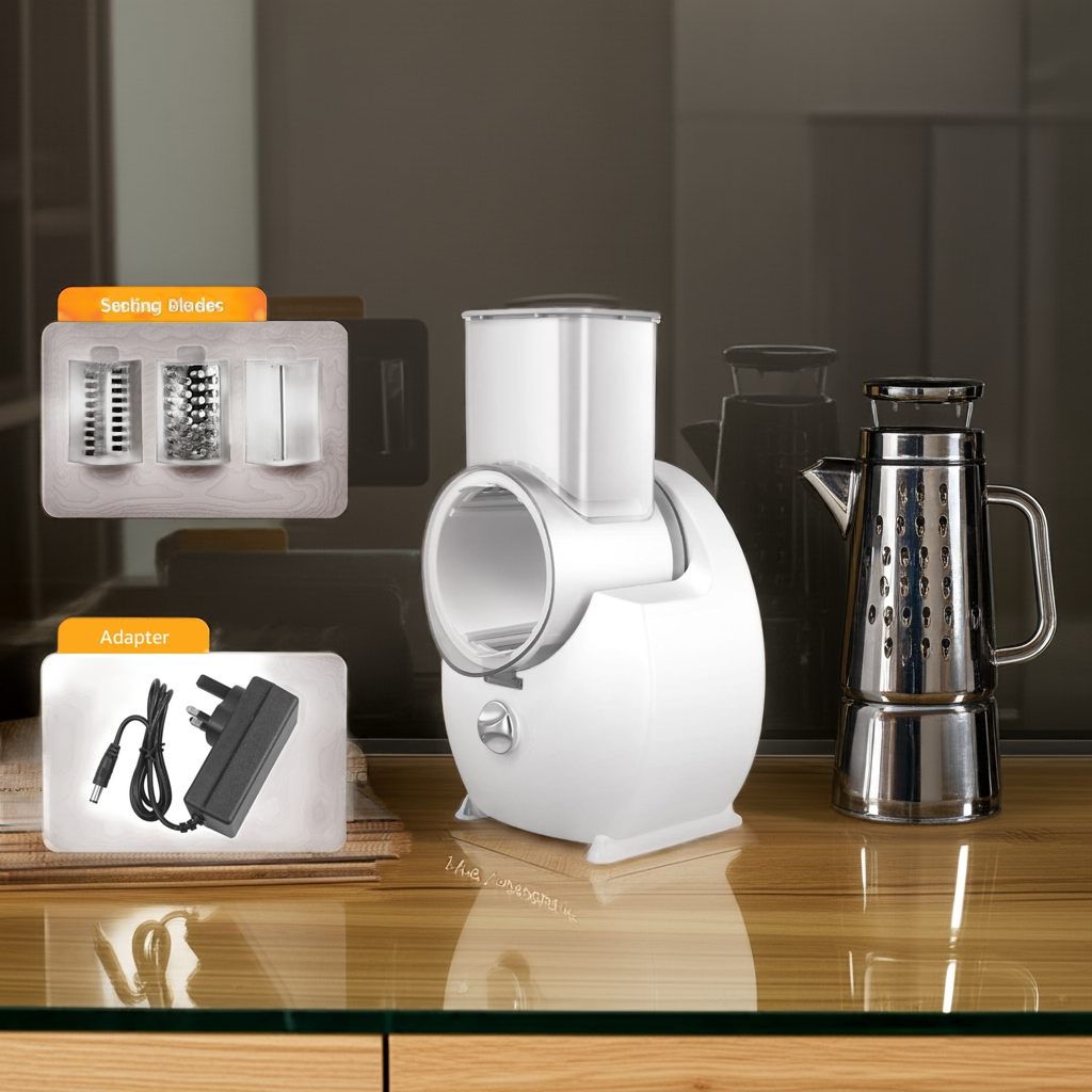 Electric Cheese Grater, Rotary Grater Vegetables & Fruits