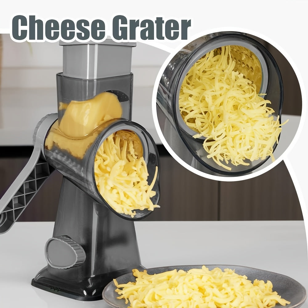 HeavyDuty 3in1 Rotary Food Slicer  Cheese Grater