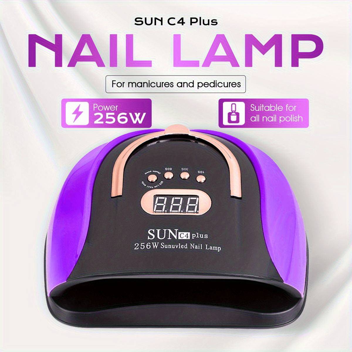 Gel Nail Lamp LED UV Light  Professional  Home Use  UK Plug