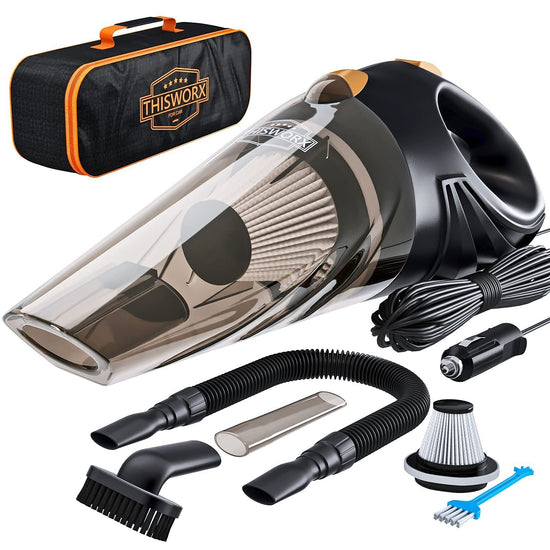 Car Vacuum Cleaner  Portable Handheld 12V Auto Detailer