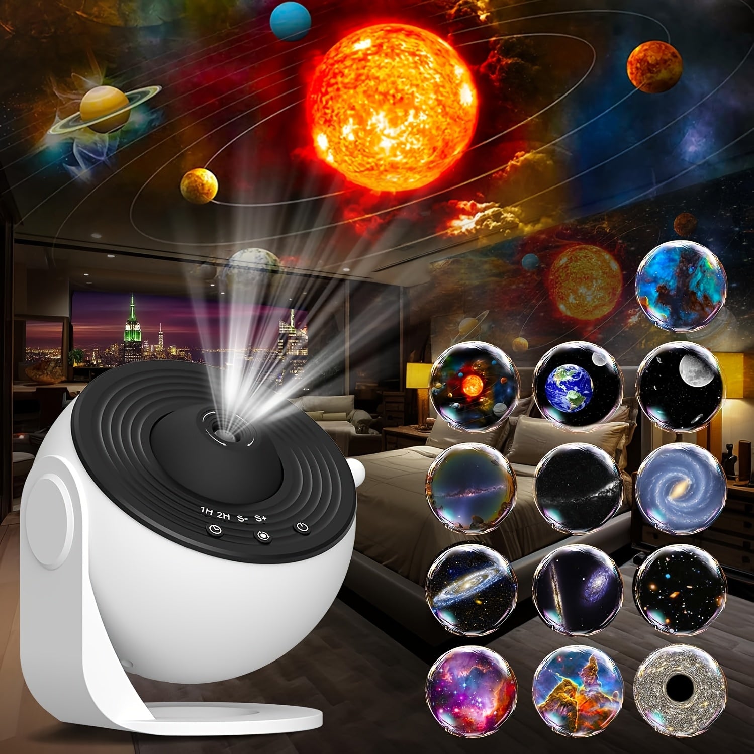 13in1 HD Galaxy Starry Sky Projector  Nightlight