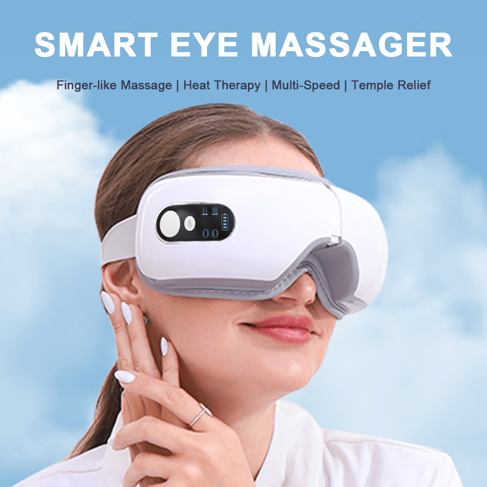 Kalandula Cordless Heated Eye Massager Soothe Strain Relax Eyes