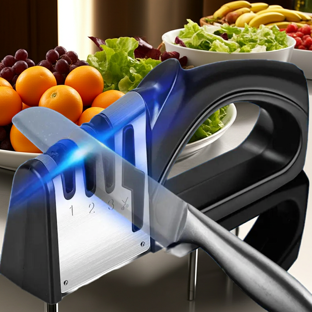 Kalandula steel Knife Sharpener with 4 in 1