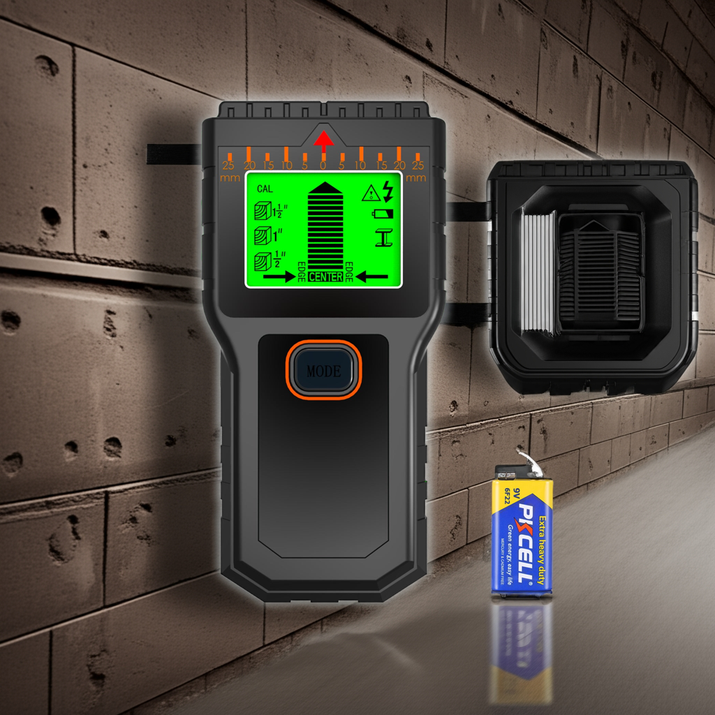 5 in 1 Electric Detector Wall Scanner  Find Studs Metal Wire  More
