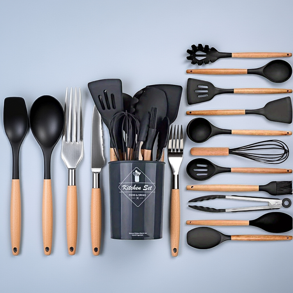 Kalandula Stee Kitchen 12Piece Silicone Utensil Set