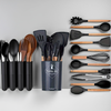 Conjunto de utensílios de cozinha em silicone Kalandula Stee, 12 peças 