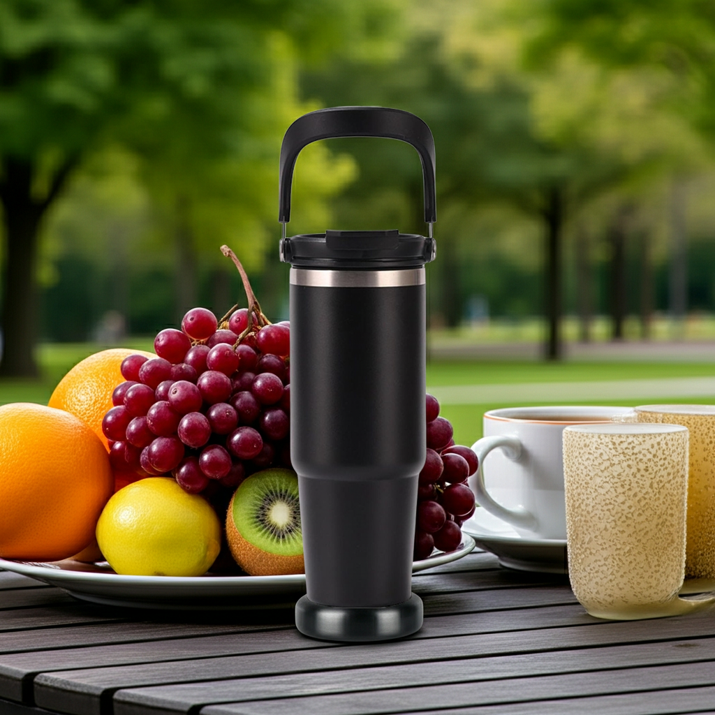 Tumbler with Straw, Travel Mug, Insulated Tumbler