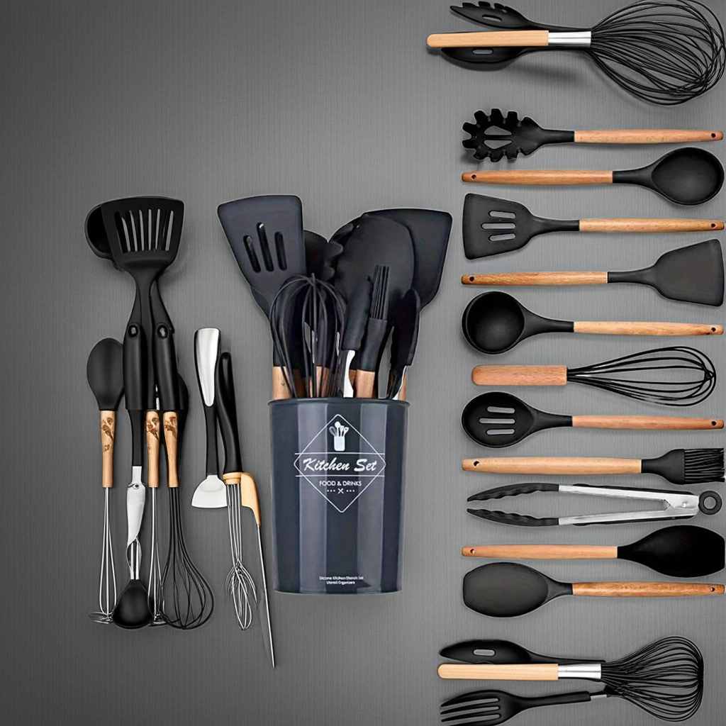 Kalandula Stee Kitchen 12Piece Silicone Utensil Set