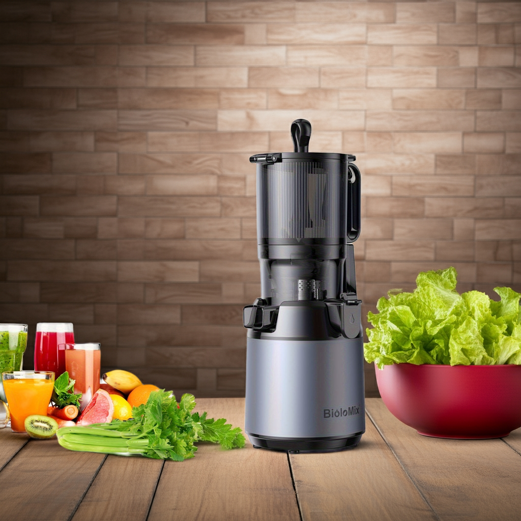 130 M Juicer Maker Machine with 130mm Extra Large Feed Chute BioloMix 250W