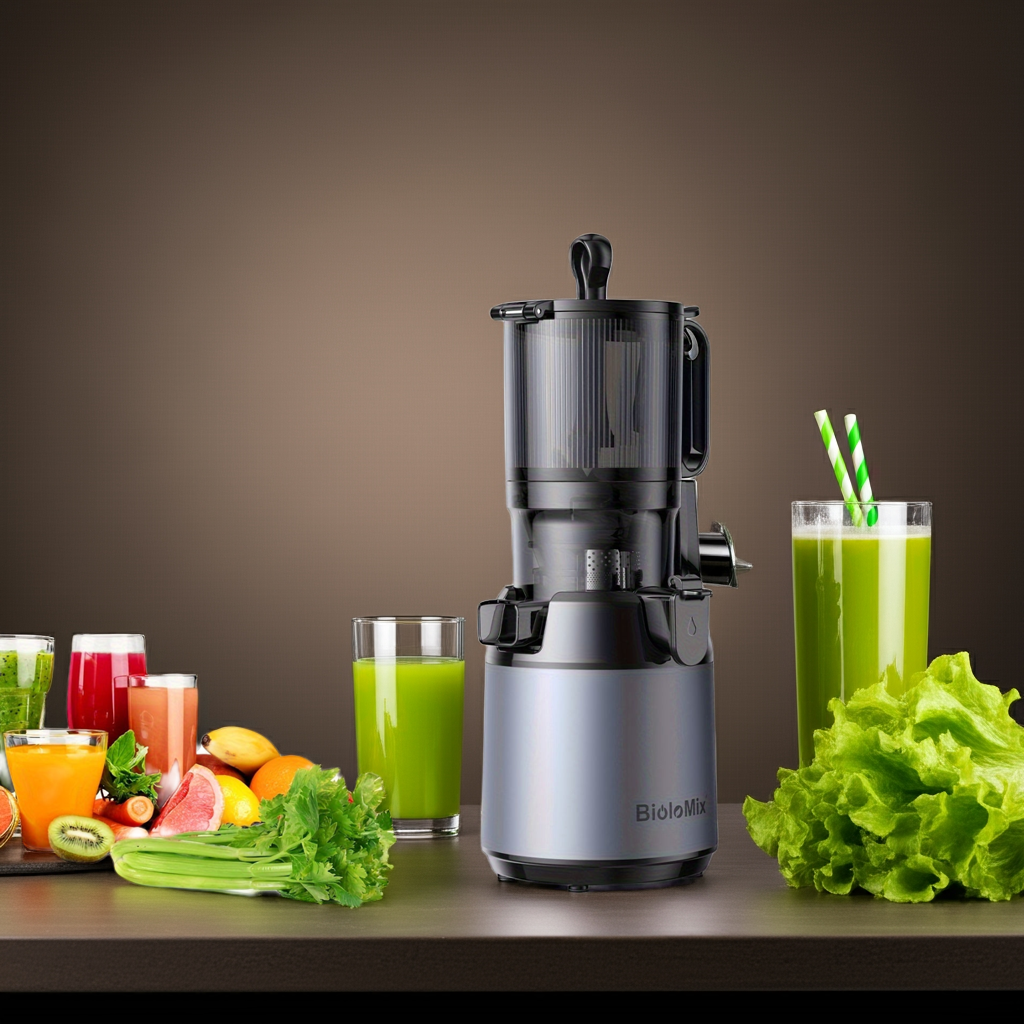 130 M Juicer Maker Machine with 130mm Extra Large Feed Chute BioloMix 250W