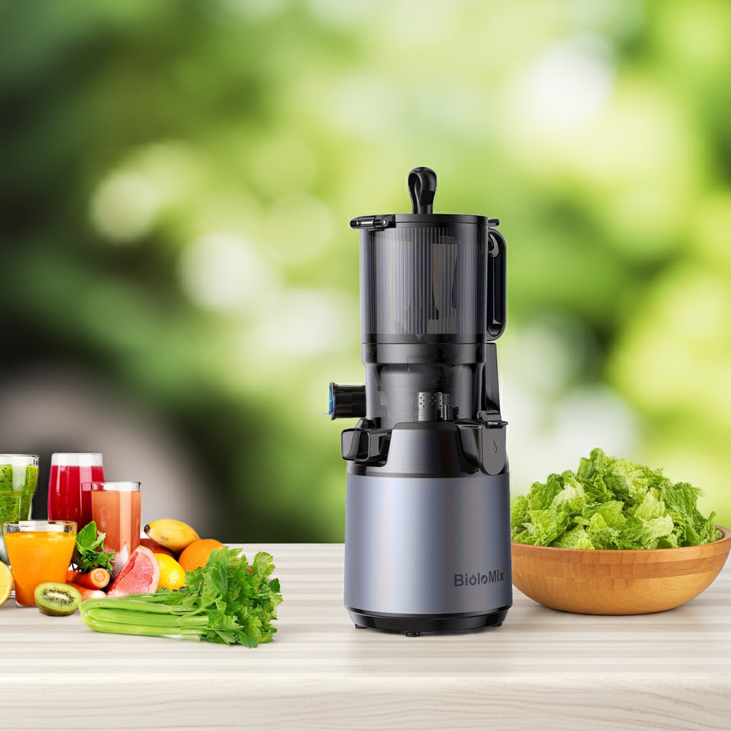 130 M Juicer Maker Machine with 130mm Extra Large Feed Chute BioloMix 250W